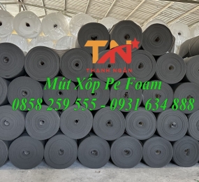 MÚT XỐP PE FOAM MẦU ĐEN TẠI BIÊN HOÀ, NHƠN TRẠCH, LONG THÀNH ĐỒNG NAI