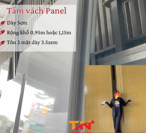 Tấm Vách Panel 50mm tại Đồng Nai 
