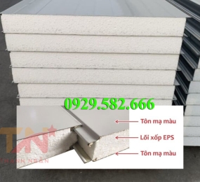 Tấm Vách Panel dày 5cm Tại Bình Dương