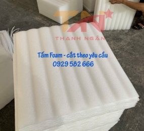 XỐP PE FOAM DẠNG TẤM CẮT SẴN THEO KÍCH THƯỚC YÊU CẦU