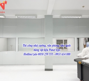 Thi Công Vách Ngăn Panel EPS Kho Lạnh
