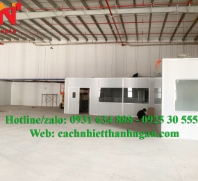 Thi Công Vách Panel eps Làm Văn Phòng Ở Bình Dương