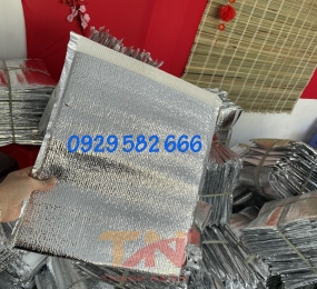 Túi xốp bạc 3mm giữ nhiệt có keo dán 