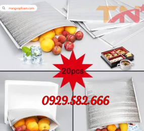 TÚI LÁ NHÔM - CÁCH NHIỆT ĐỰNG ĐỒ ĂN TAKE AWAY GIÁ CỰC RẺ TẠI THỦ ĐỨC