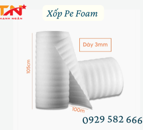 Màng Xốp Pe Foam 3mm x 105cm x 100m tại Định Quán