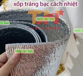 Xốp Tráng Bạc Cách Nhiệt Dày 10mm Ở KCN Bàu Xéo Trảng Bom