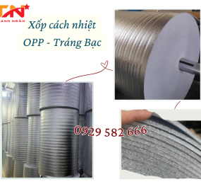 Xốp Cách Nhiệt 1 Mặt Bạc OPP 30mm tại Bình Dương