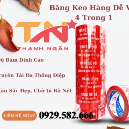 BĂNG KEO MÀU ĐỎ ĐÓNG THÙNG SIÊU DÍNH TẠI QUẬN BÌNH TÂN 