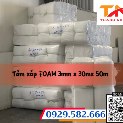 Cuộn mút xốp PE foam 8mm tại Đồng Nai
