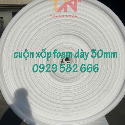 Xốp PE dày 30mm (3cm) màu trắng tại Đồng Nai 