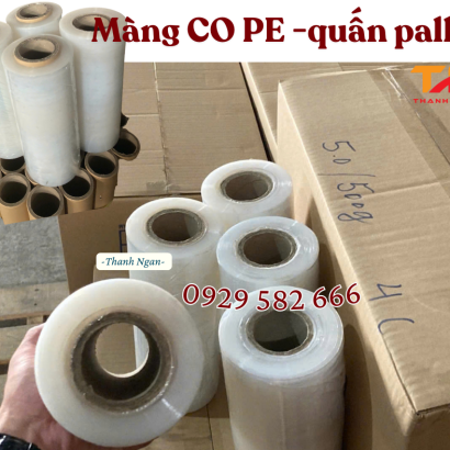 Màng PE Quấn Pallet 5kg Lõi 500g 