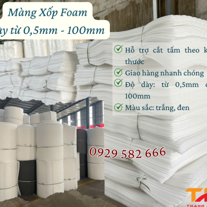 Cuộn Mút Xốp Foam 4mm Tại Bửu Long Đồng Nai