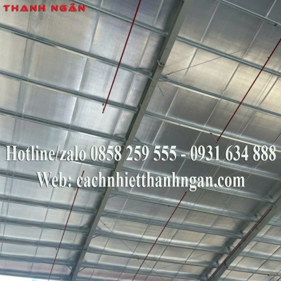 XỐP CHỐNG NÓNG MÁI TÔN 1 MẶT BẠC Ở BÌNH DƯƠNG