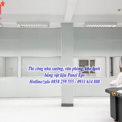 Thi Công Vách Ngăn Panel EPS Kho Lạnh