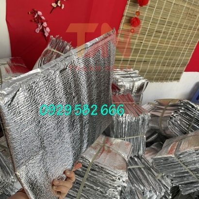 Túi xốp bạc 3mm giữ nhiệt có keo dán 