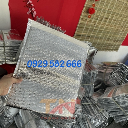 Túi xốp bạc 3mm giữ nhiệt có keo dán 