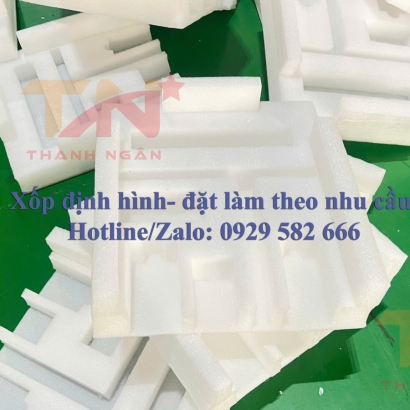 KHAY XỐP ĐỰNG ĐỒ TRANG ĐIỂM - XỐP PE FOAM ĐỊNH HÌNH ĐẶT LÀM THEO NHU CẦU 